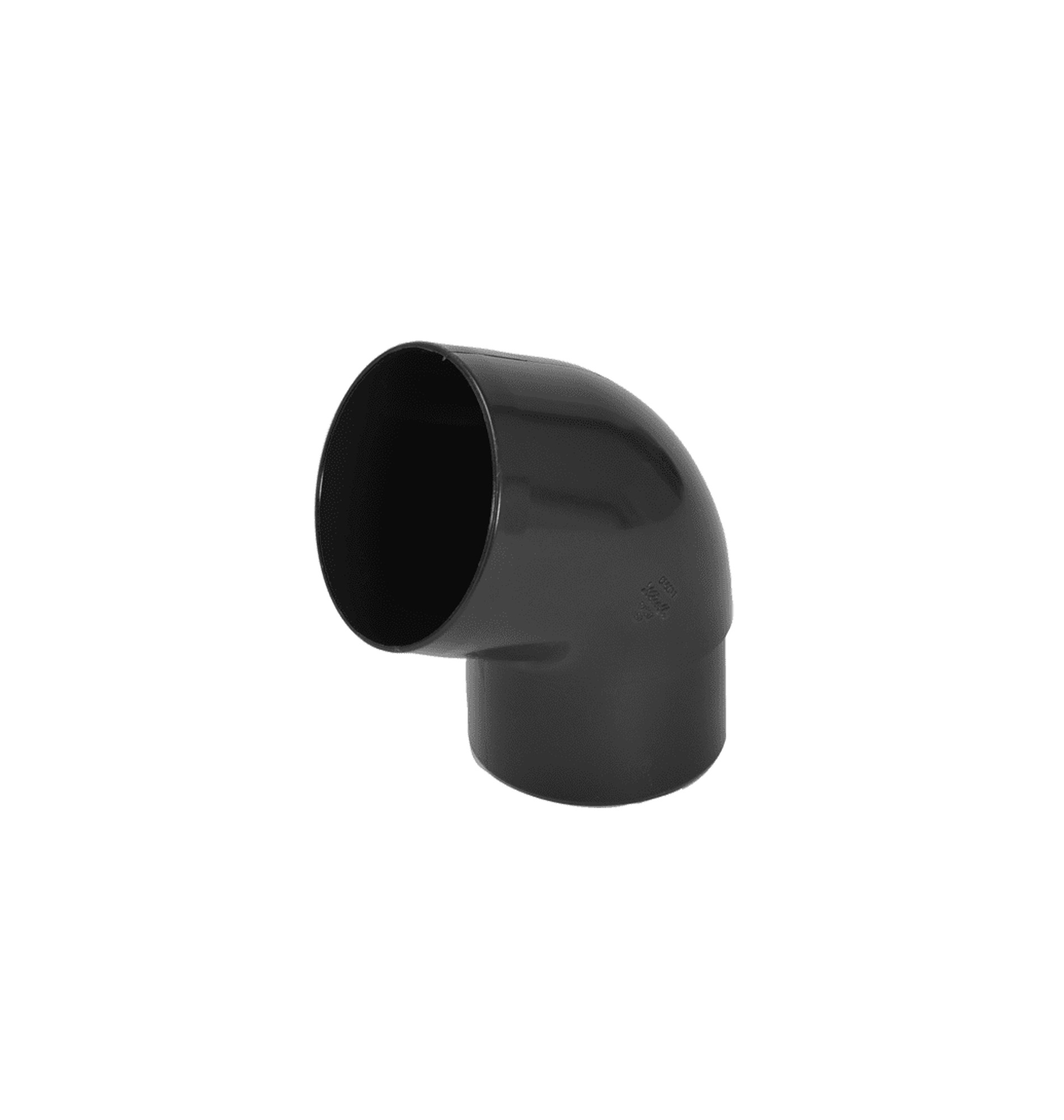 Hné fyrir niðurföll 67° svart