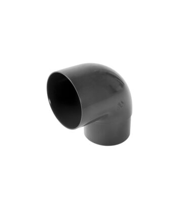 Hné fyrir niðurföll 87° dökk grátt