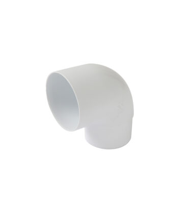 Hné fyrir niðurföll 87° hvítt