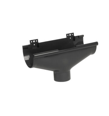 Úttak fyrir niðurfallsrör með þenslu dökk grátt