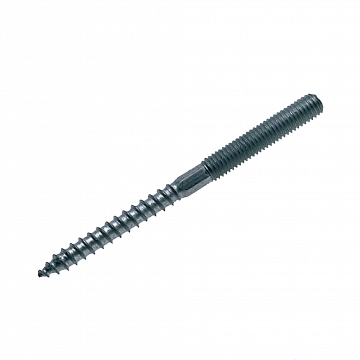 Skrúfa fyrir bolta með gengjum galv