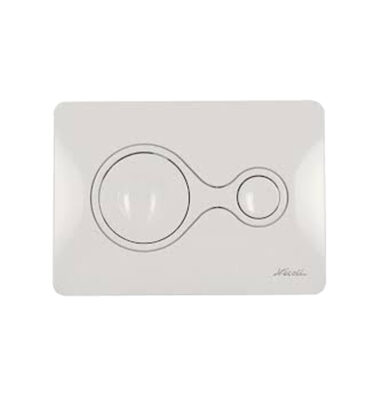 Hnappur - Infinity hvítur