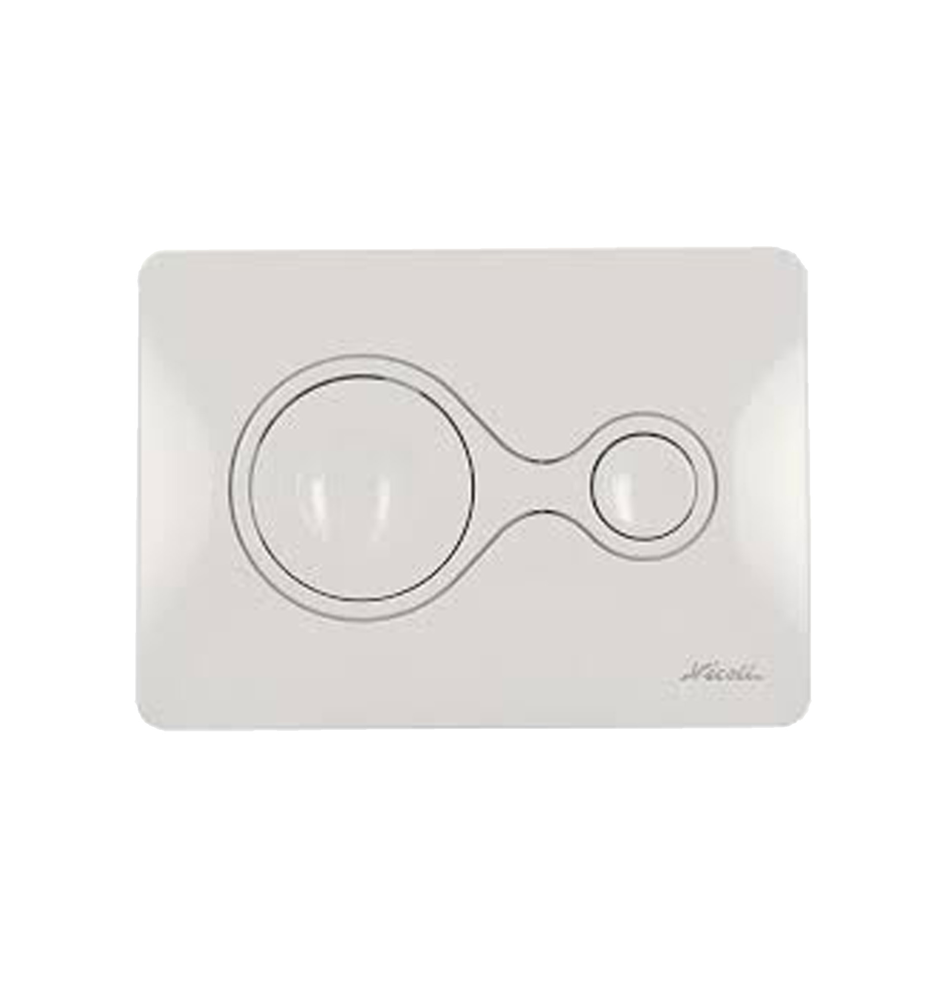 Hnappur - Infinity hvítur